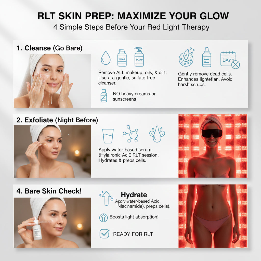Red Light Therapy Skin Prep: Essential Steps & Tips