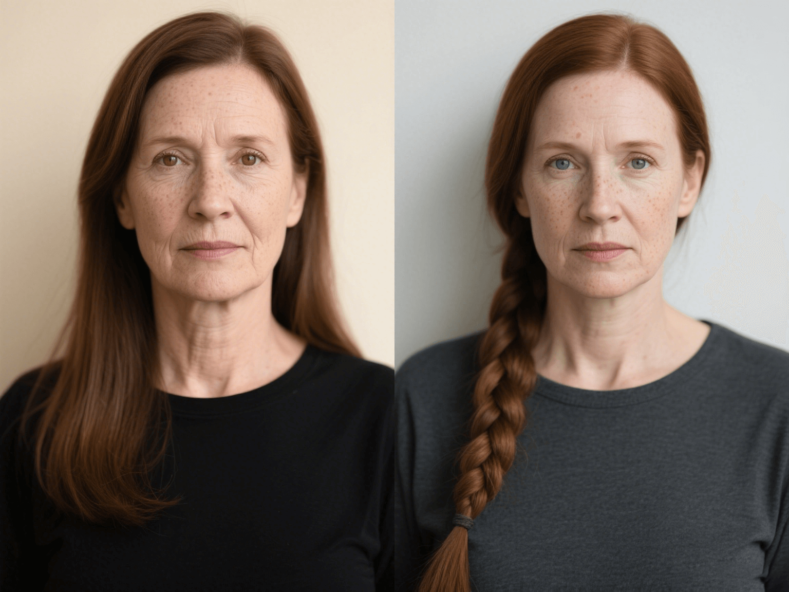 Red Light Therapy Benefits Before And After: A comparison of skin appearance.
